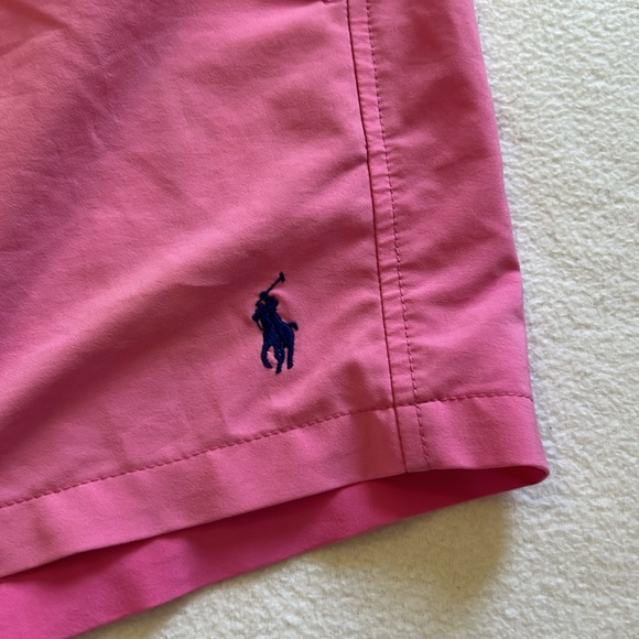 Men’s Pink Polo Ralph Lauren Swim Trunks - Picture 2 of 5